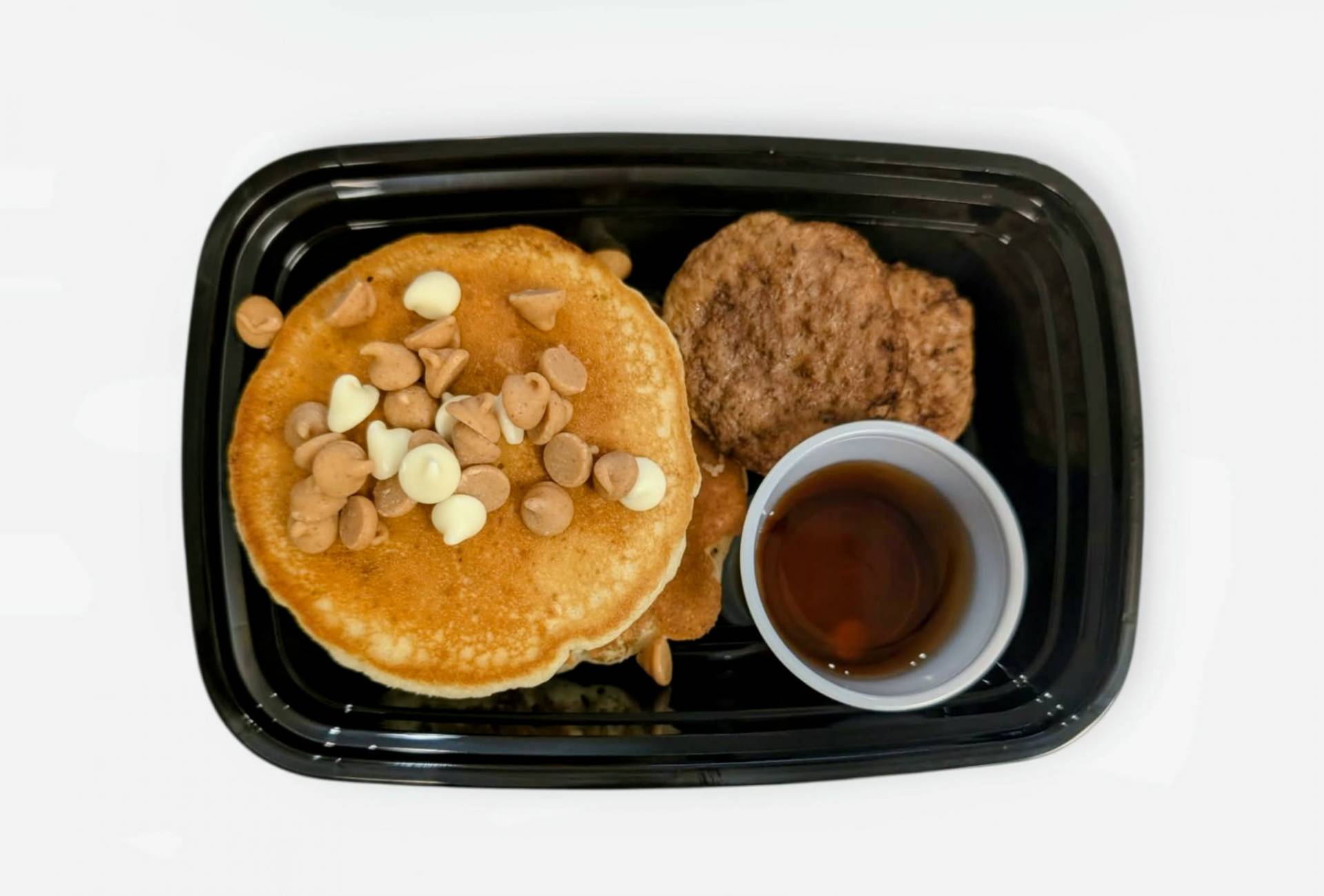 Breakfast - Reese's White Chocolate Protein Pancakes